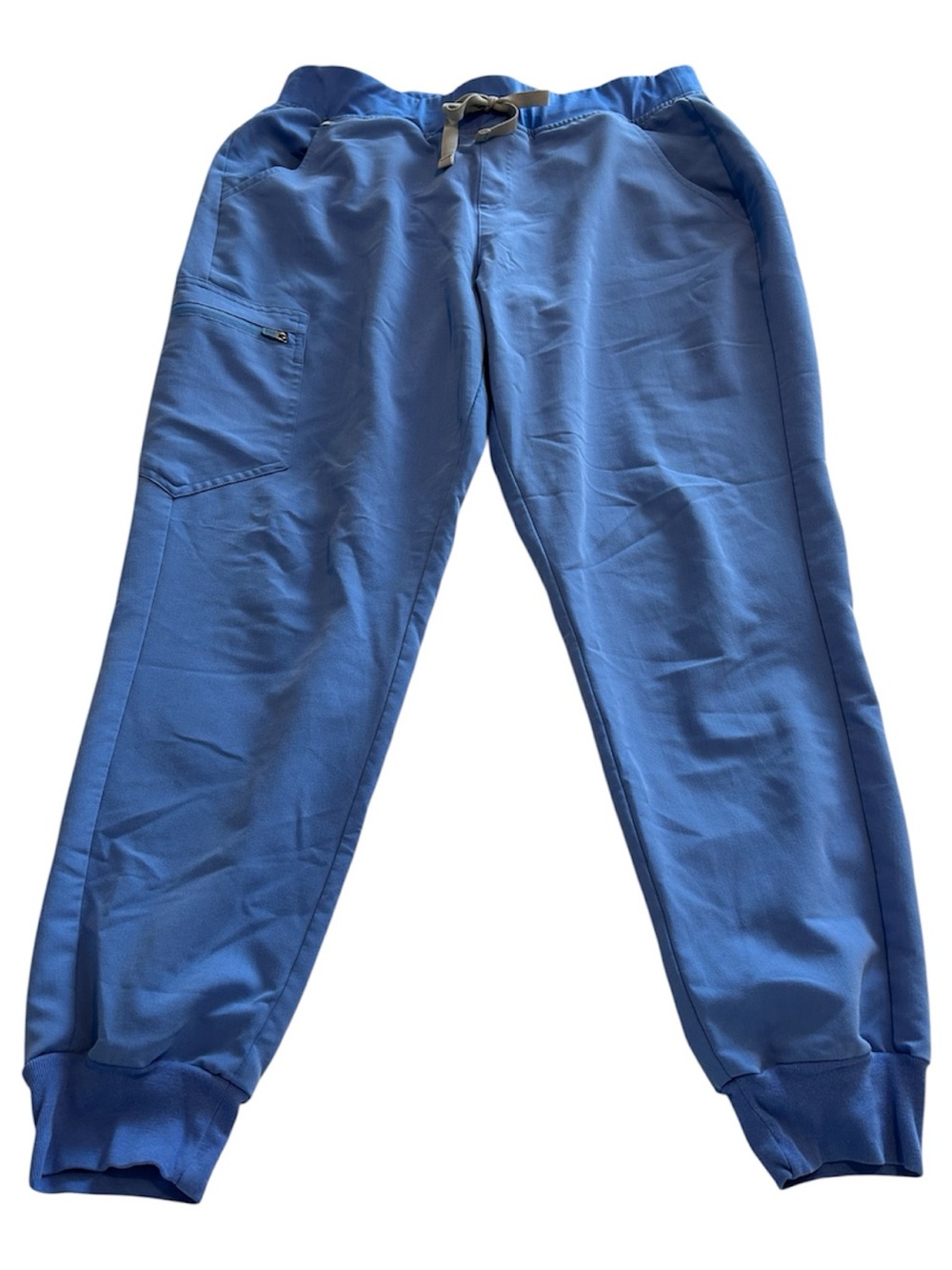 Figs Zamora Jogger Scrub Pants in Ceil Blue Size L